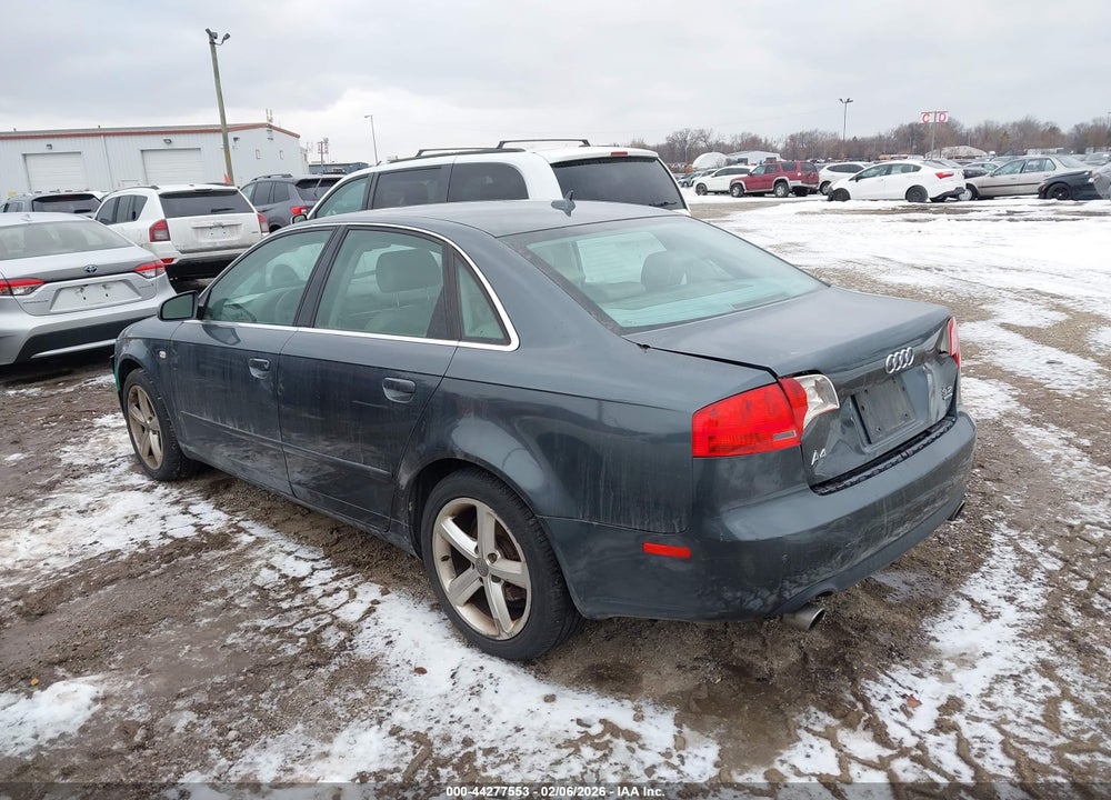 2007 AUDI A4 3.2 VIN: WAUDH78E87A217963