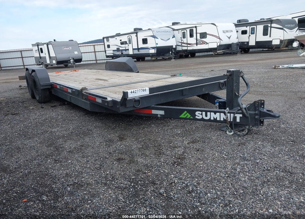 2024 SUMMIT 22' TILT 7K FLAT BED VIN: 59KBU2223R1015271