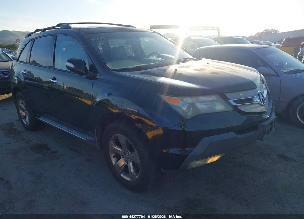 2007 ACURA MDX SPORT PACKAGE VIN: 2HNYD28857H535838