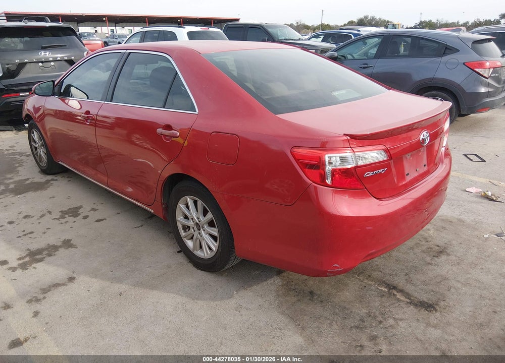 2012 TOYOTA CAMRY LE VIN: 4T4BF1FKXCR251970