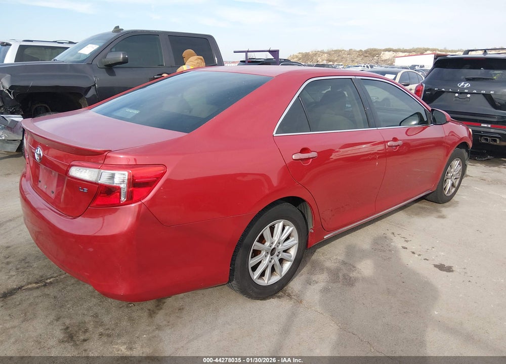 2012 TOYOTA CAMRY LE VIN: 4T4BF1FKXCR251970