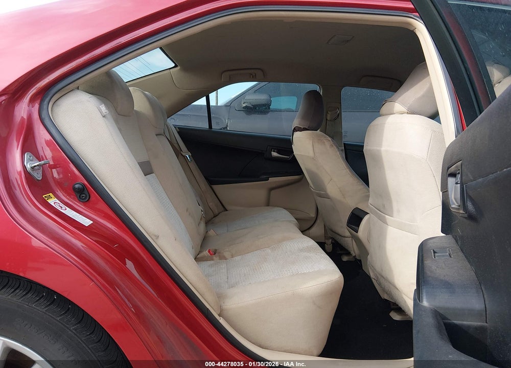 2012 TOYOTA CAMRY LE VIN: 4T4BF1FKXCR251970