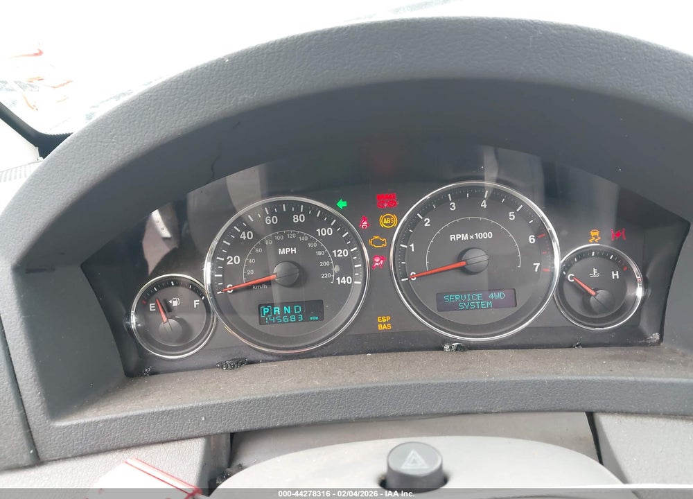 2007 JEEP GRAND CHEROKEE OVERLAND VIN: 1J8HR68257C667147