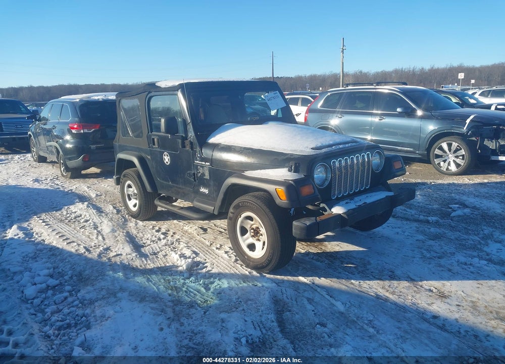 1998 JEEP WRANGLER SE VIN: 1J4FY29P9WP778337