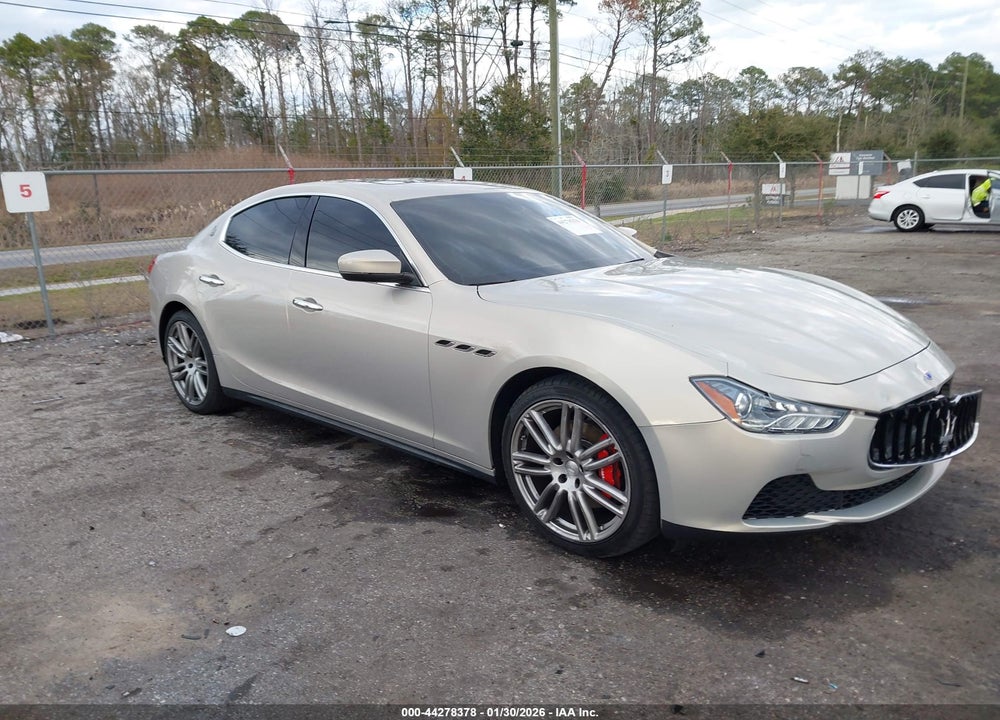 2017 MASERATI GHIBLI VIN: ZAM57XSA7H1206000