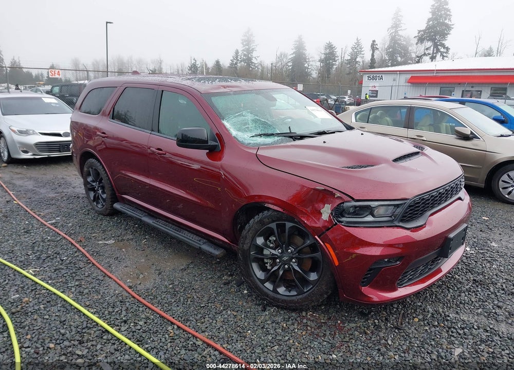 2022 DODGE DURANGO GT AWD VIN: 1C4RDJDGXNC173975