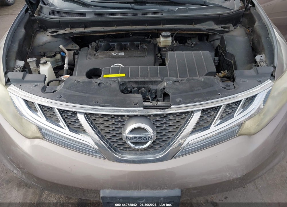 2012 NISSAN MURANO SV VIN: JN8AZ1MW3CW208460