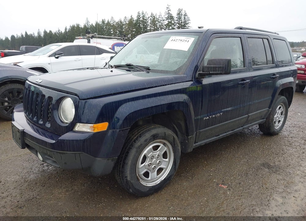 2014 JEEP PATRIOT SPORT VIN: 1C4NJRBB1ED644189