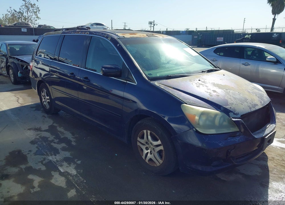2006 HONDA ODYSSEY EX-L VIN: 5FNRL38776B047862