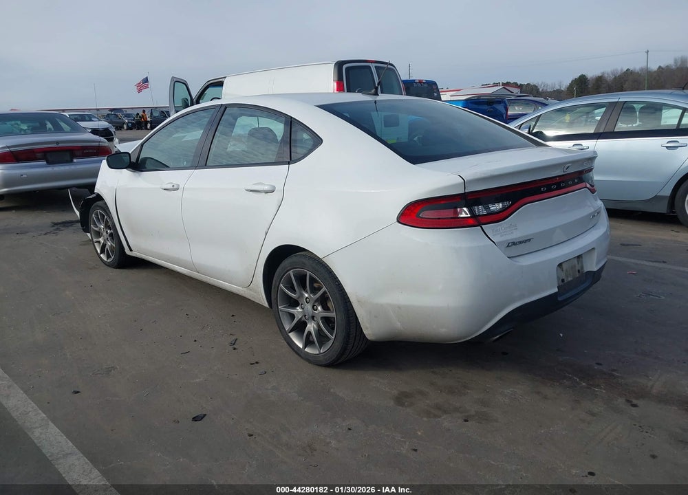 2015 DODGE DART SXT VIN: 1C3CDFBB0FD182078