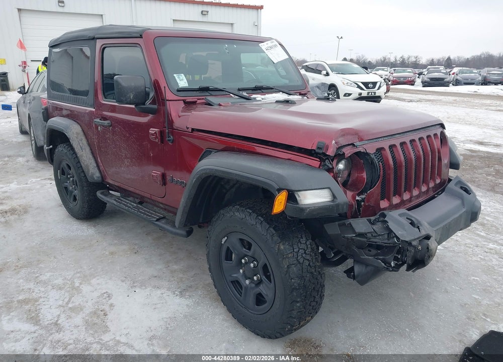 2021 JEEP WRANGLER SPORT 4X4 VIN: 1C4GJXAN7MW637243
