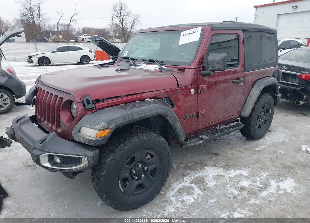 2021 JEEP WRANGLER SPORT 4X4 VIN: 1C4GJXAN7MW637243