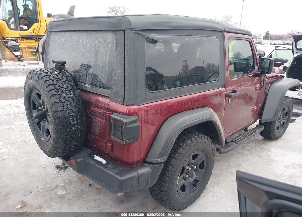 2021 JEEP WRANGLER SPORT 4X4 VIN: 1C4GJXAN7MW637243