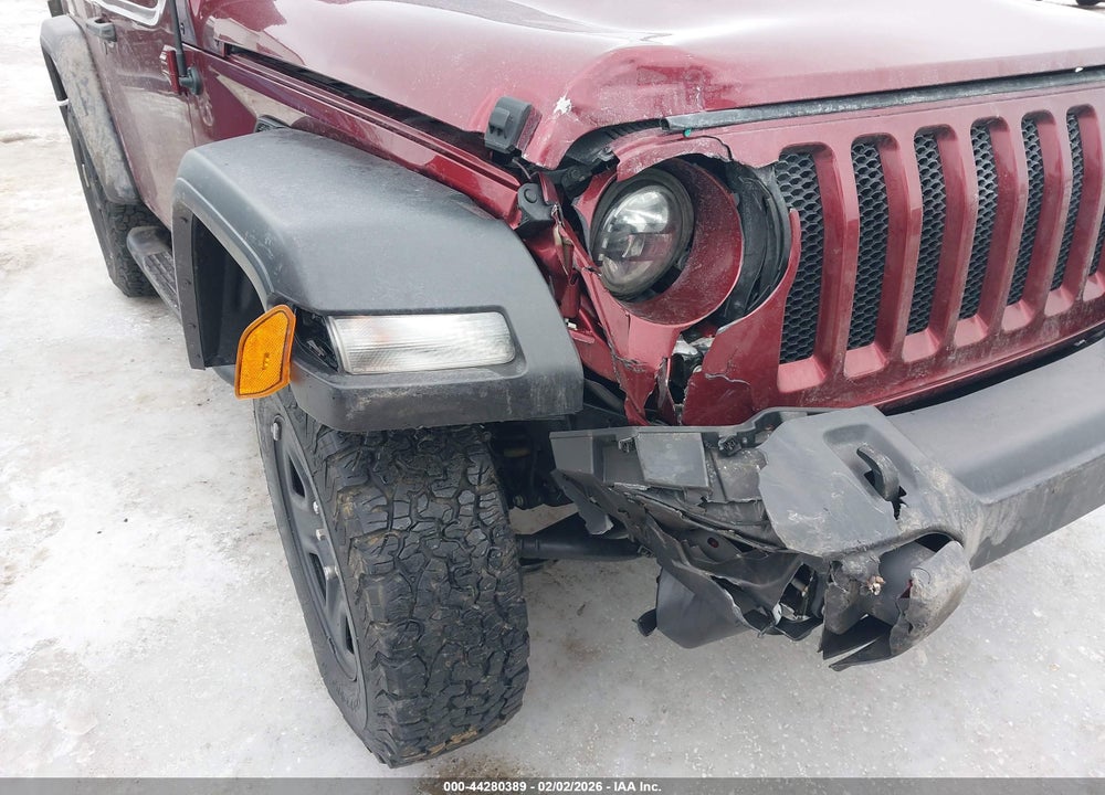 2021 JEEP WRANGLER SPORT 4X4 VIN: 1C4GJXAN7MW637243