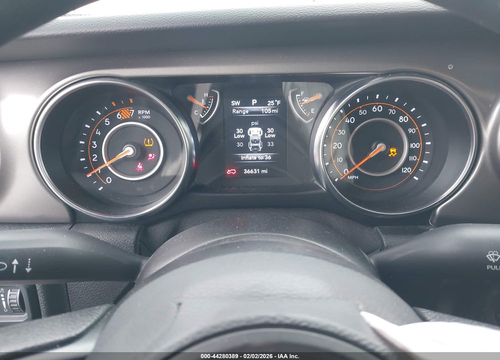 2021 JEEP WRANGLER SPORT 4X4 VIN: 1C4GJXAN7MW637243