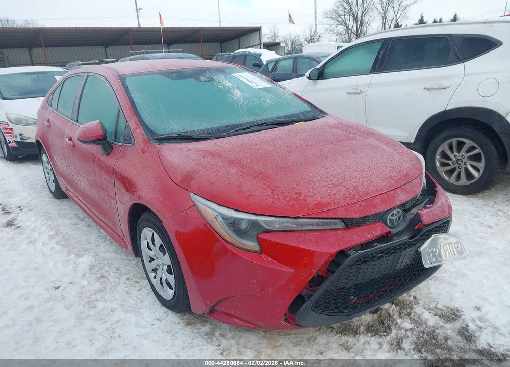 2020 TOYOTA COROLLA LE VIN: 5YFEPRAE2LP067189