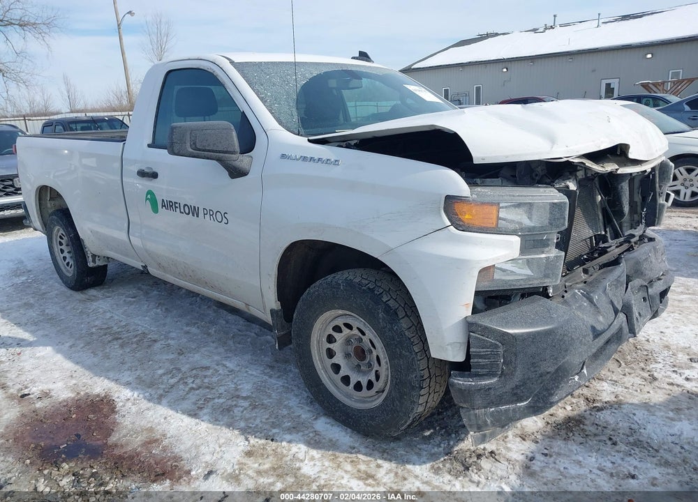2019 CHEVROLET SILVERADO 1500 WORK TRUCK VIN: 3GCNWAEH2KG312134
