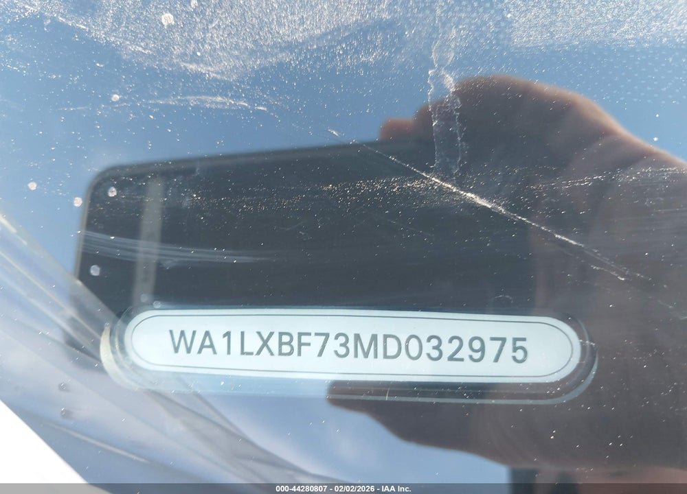 2021 AUDI Q7 PREMIUM PLUS 55 TFSI QUATTRO TIPTRONIC VIN: WA1LXBF73MD032975