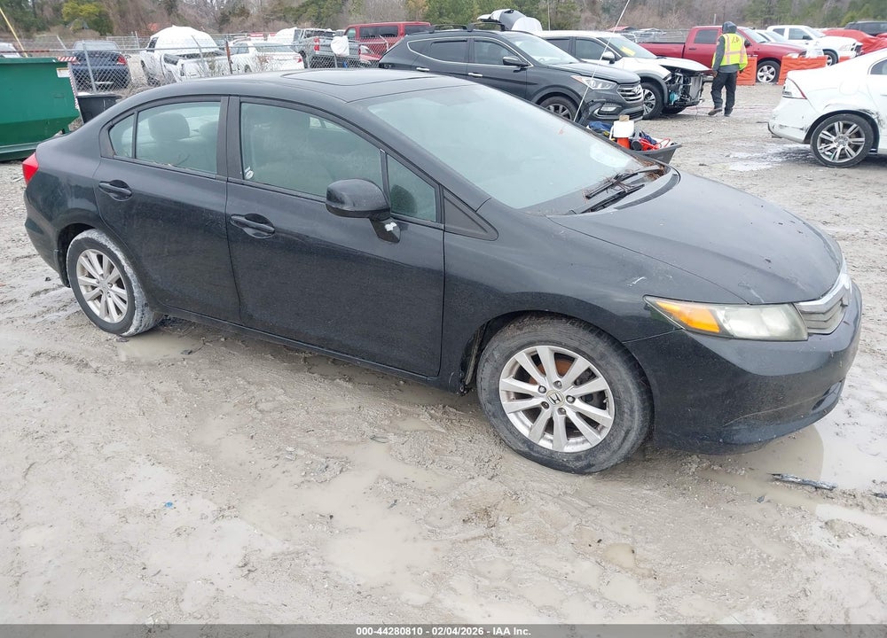 2012 HONDA CIVIC EX VIN: 19XFB2F87CE081328