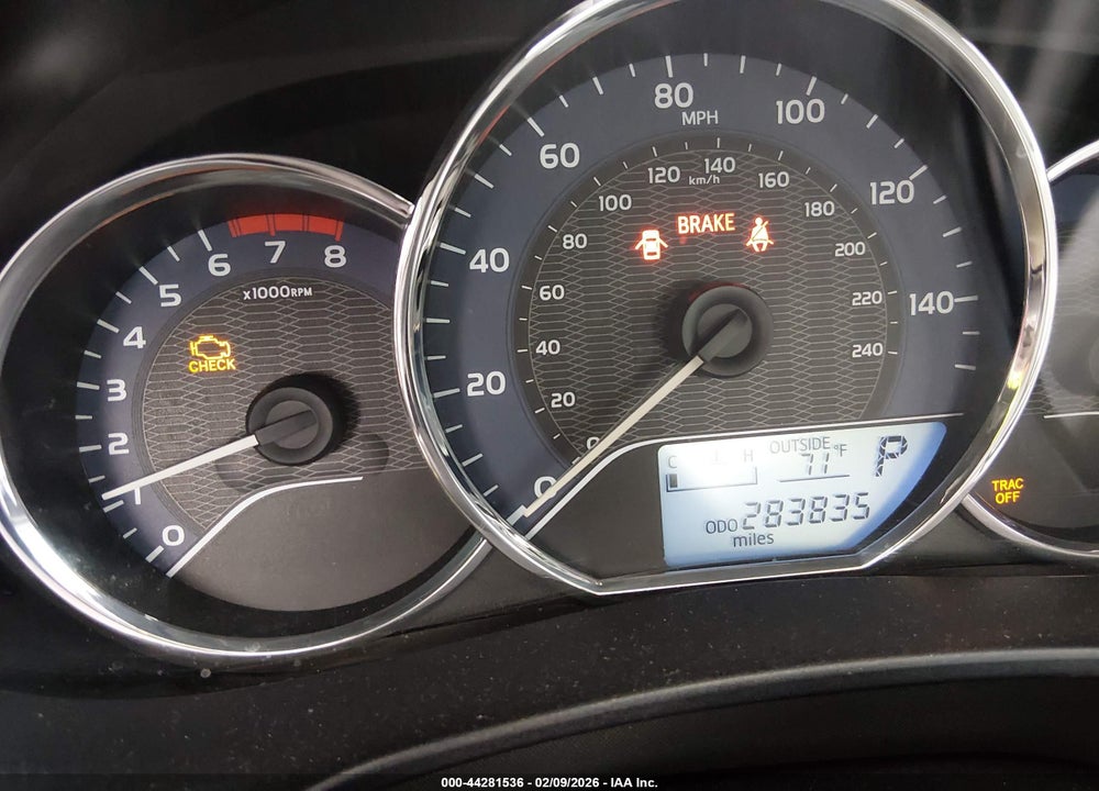 2016 TOYOTA COROLLA L VIN: 2T1BURHE6GC568626