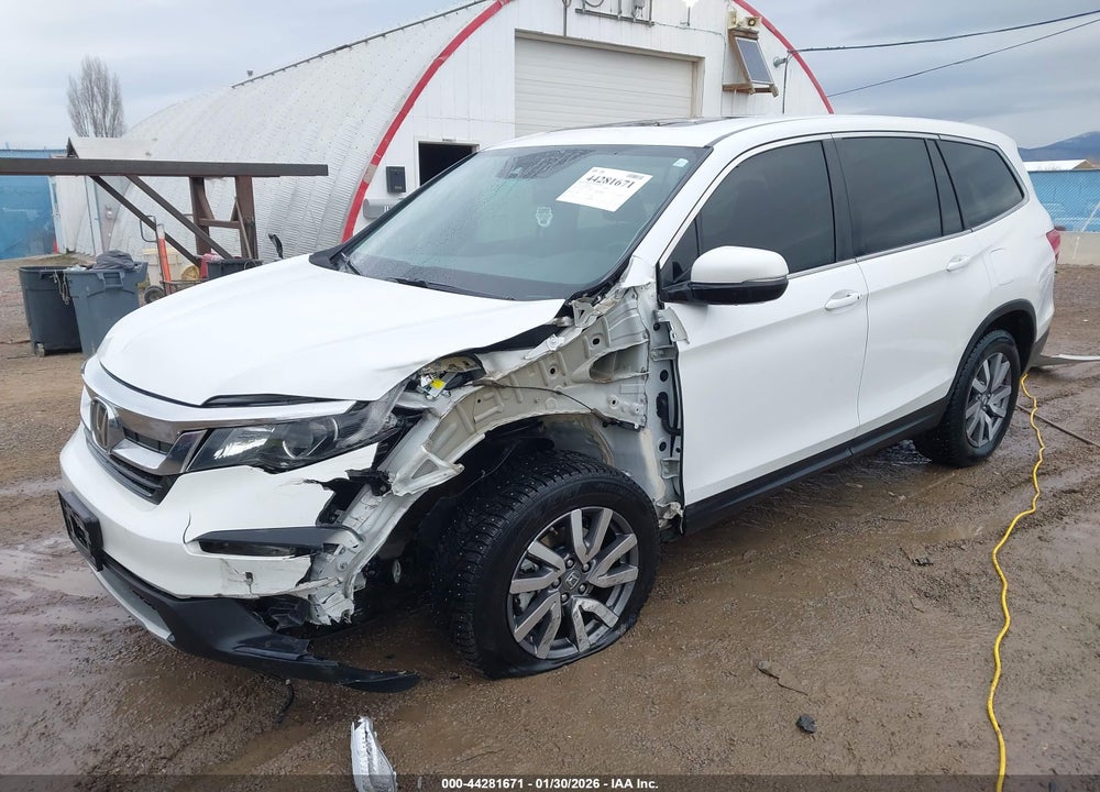 2021 HONDA PILOT AWD EX-L VIN: 5FNYF6H5XMB101378