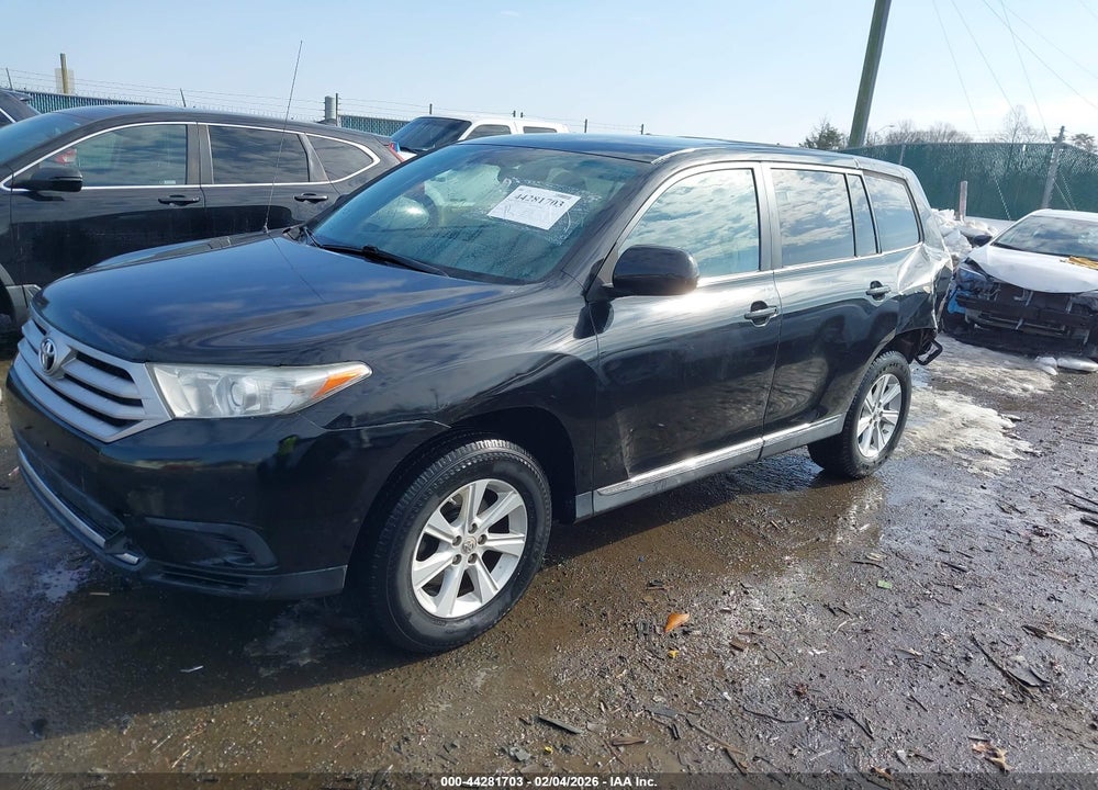 2012 TOYOTA HIGHLANDER BASE V6 VIN: 5TDBK3EH6CS159707