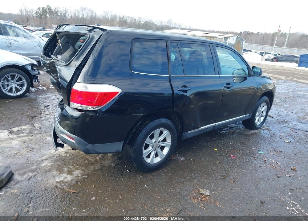 2012 TOYOTA HIGHLANDER BASE V6 VIN: 5TDBK3EH6CS159707