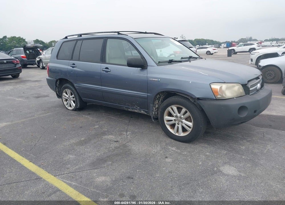 2006 TOYOTA HIGHLANDER HYBRID V6 VIN: JTEDW21A260014179