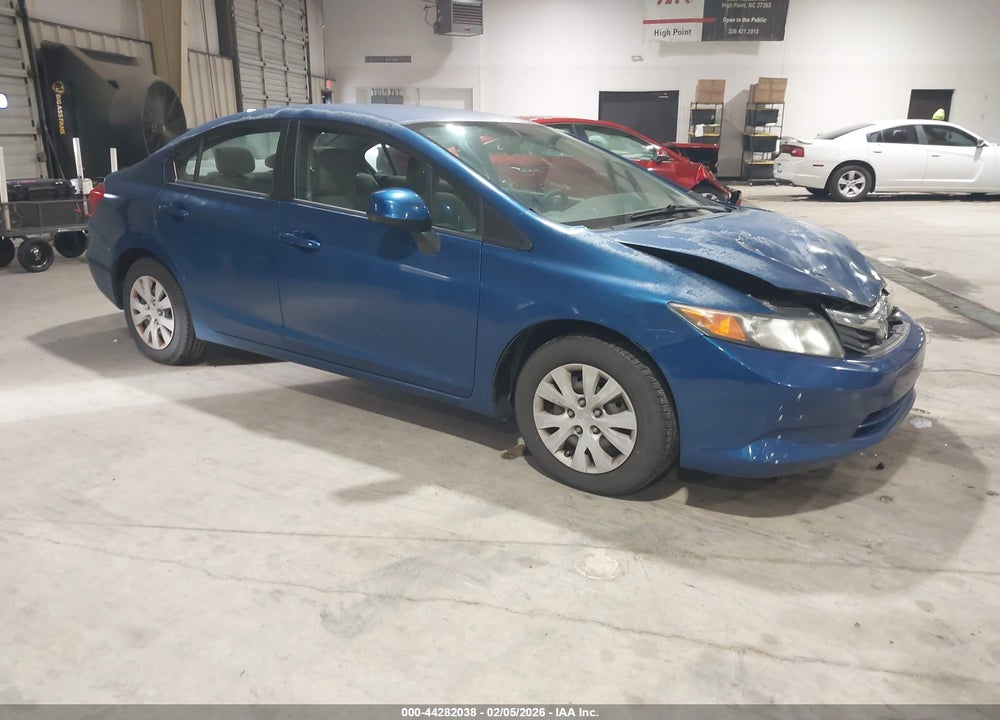 2012 HONDA CIVIC LX VIN: 2HGFB2F54CH531870