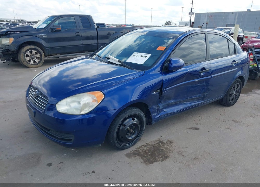 2006 HYUNDAI ACCENT GLS VIN: KMHCN46C96U049671
