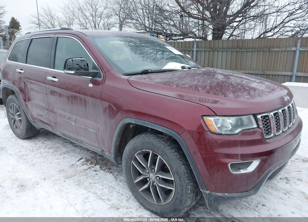 2017 JEEP GRAND CHEROKEE LIMITED 4X2 VIN: 1C4RJEBG5HC793611