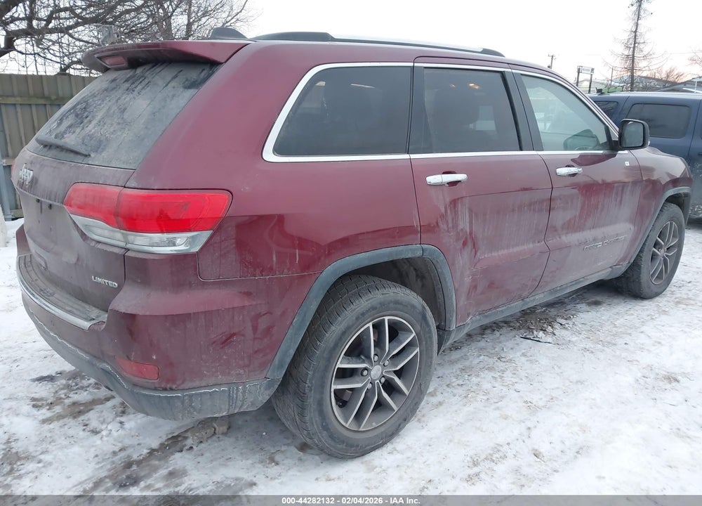 2017 JEEP GRAND CHEROKEE LIMITED 4X2 VIN: 1C4RJEBG5HC793611