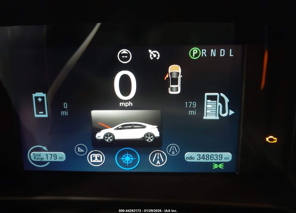 2012 CHEVROLET VOLT VIN: 1G1RD6E43CU111481