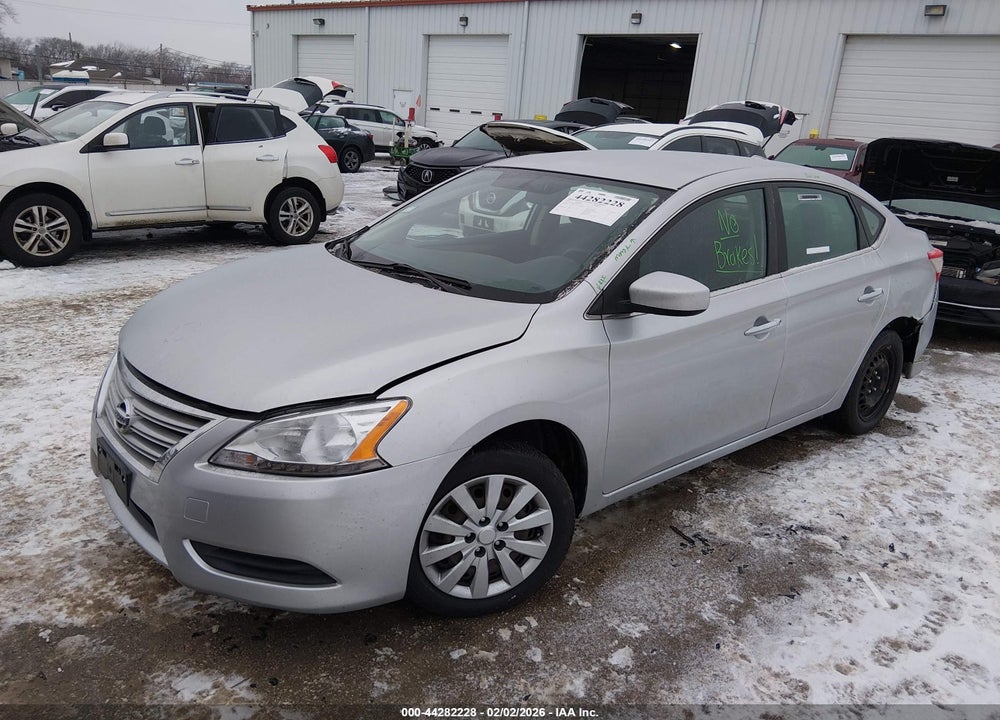 2014 NISSAN SENTRA SV VIN: 3N1AB7AP3EL668777
