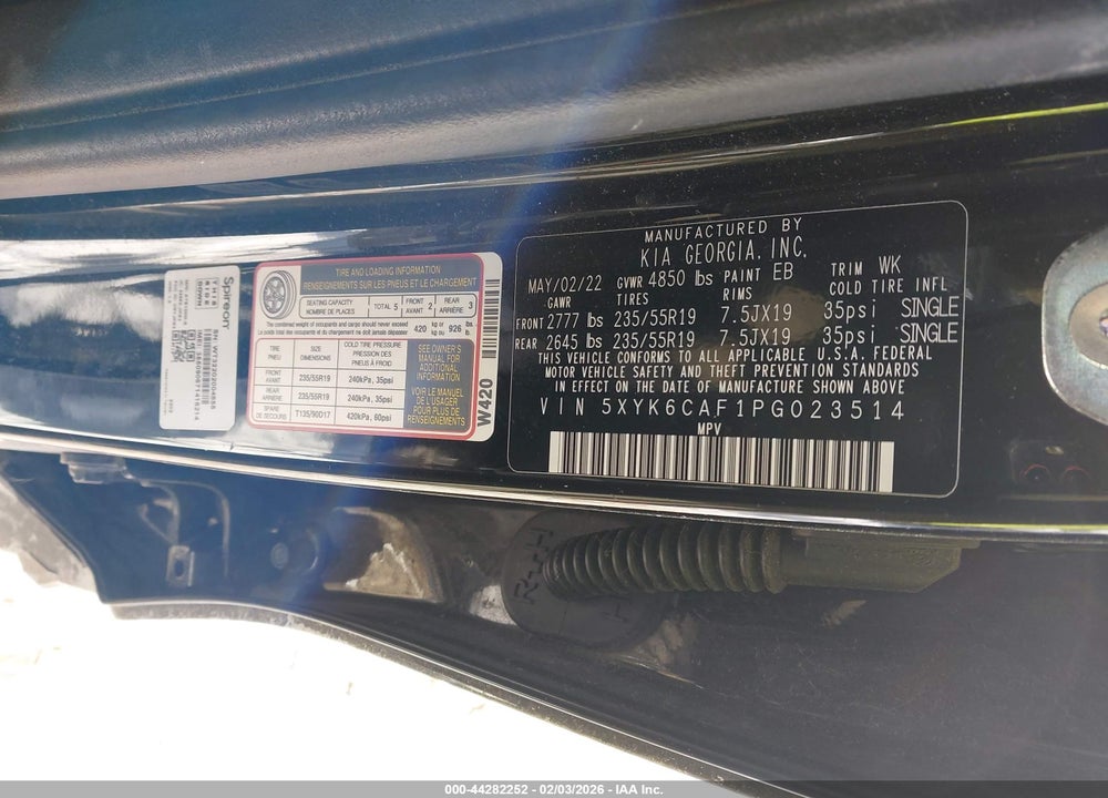 2023 KIA SPORTAGE X-LINE VIN: 5XYK6CAF1PG023514