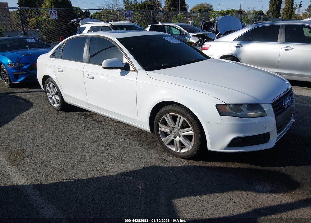 2011 AUDI A4 2.0T PREMIUM VIN: WAUAFAFL6BN031847