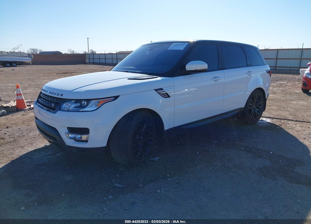 2016 LAND ROVER RANGE ROVER SPORT 3.0L V6 SUPERCHARGED HSE VIN: SALWR2VF0GA636102