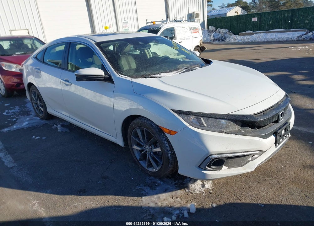 2019 HONDA CIVIC EX-L VIN: JHMFC1F77KX012814