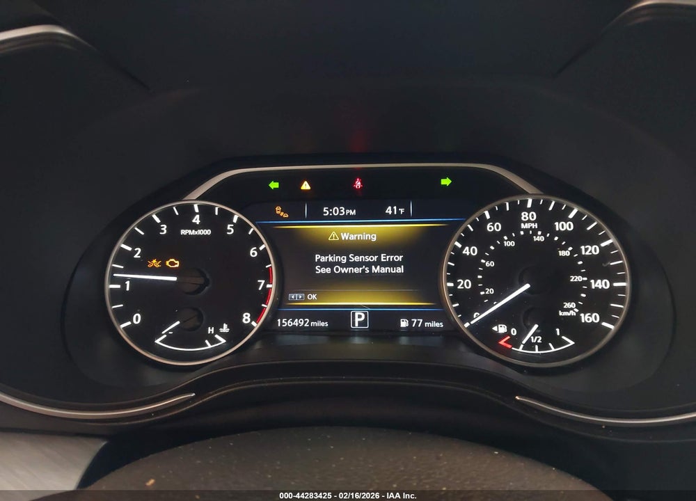 2017 NISSAN MAXIMA SL VIN: 1N4AA6AP8HC451919