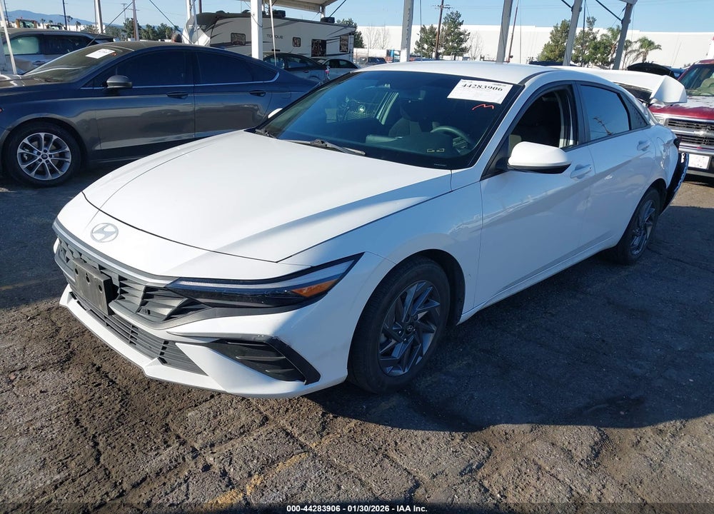 2024 HYUNDAI ELANTRA HYBRID BLUE VIN: KMHLM4DJ2RU095495