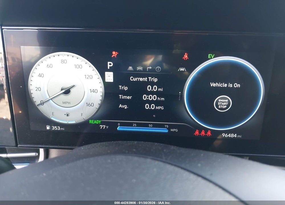2024 HYUNDAI ELANTRA HYBRID BLUE VIN: KMHLM4DJ2RU095495