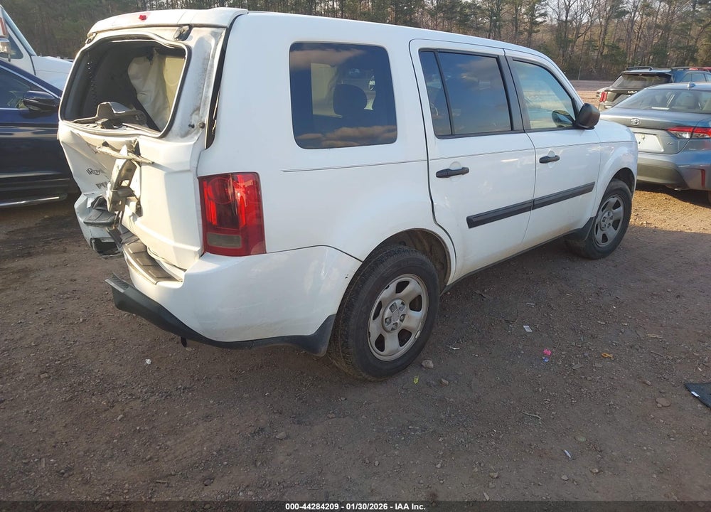 2013 HONDA PILOT LX VIN: 5FNYF3H20DB024671