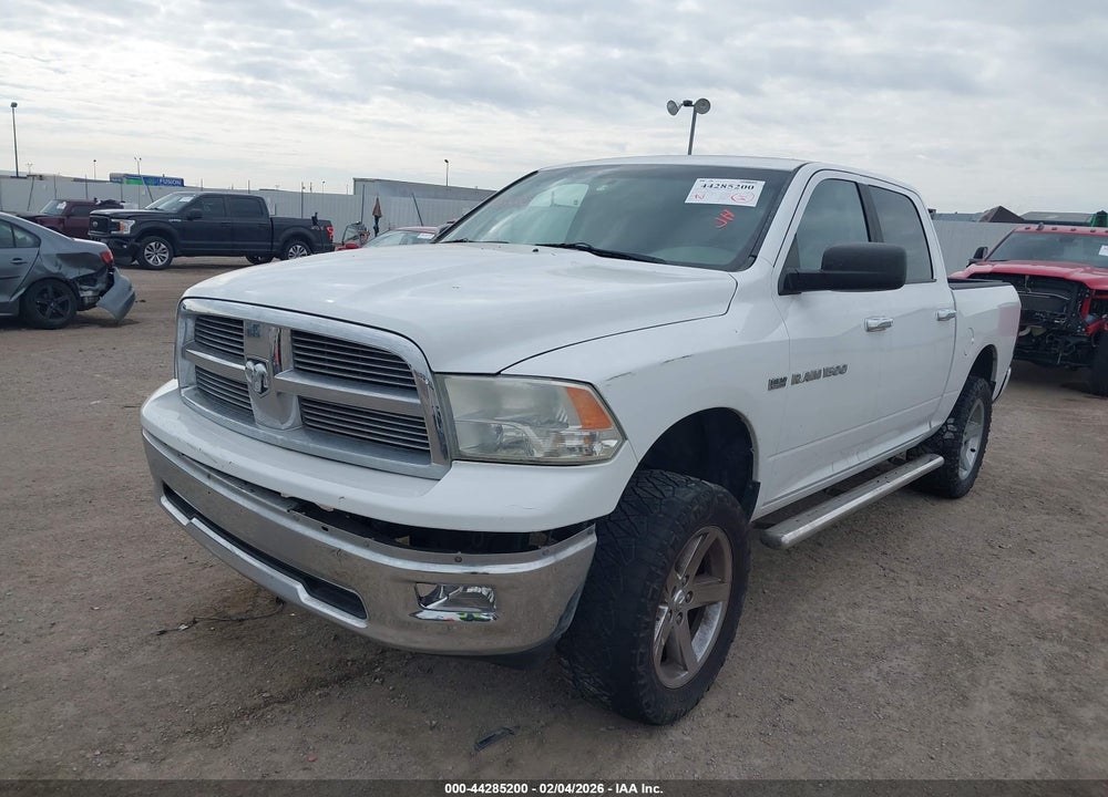2012 DODGE RAM 1500 SLT VIN: 1C6RD6LT6CS143135