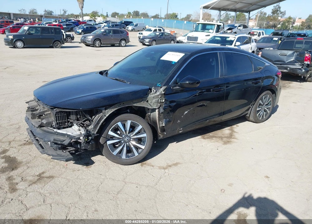 2023 HONDA CIVIC EX-L/EX-L W/O BSI VIN: 19XFL1H76PE005777