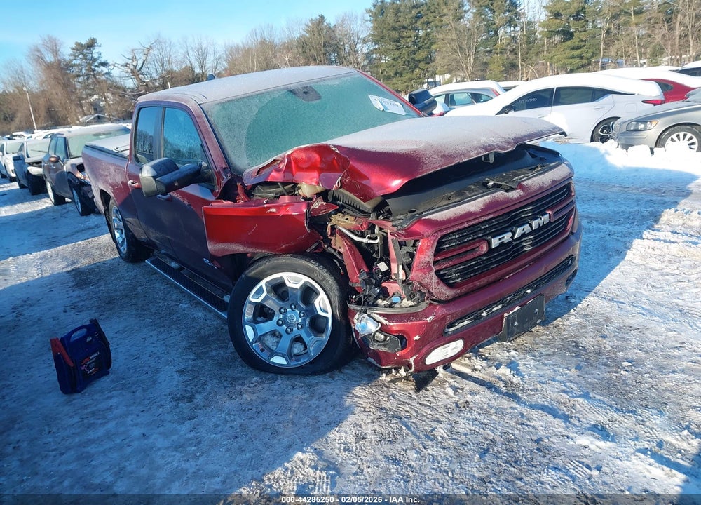 2019 RAM 1500 BIG HORN/LONE STAR  4X4 6'4 BOX VIN: 1C6RRFBG5KN877400