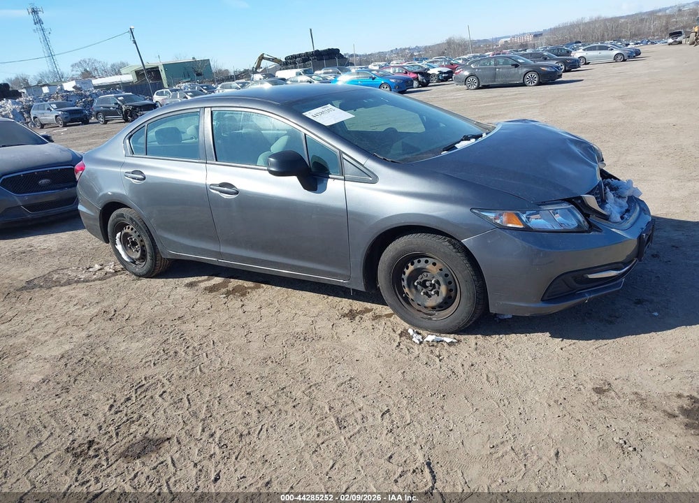 2013 HONDA CIVIC LX VIN: 19XFB2F51DE245289