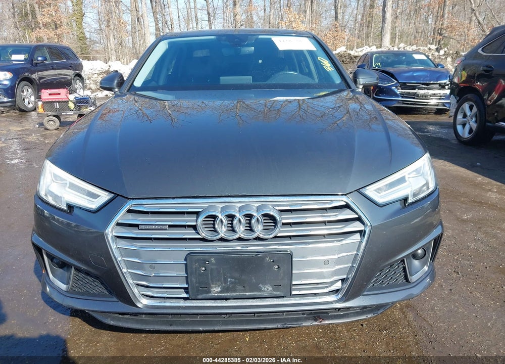 2019 AUDI A4 45 PREMIUM VIN: WAUENAF46KN018027