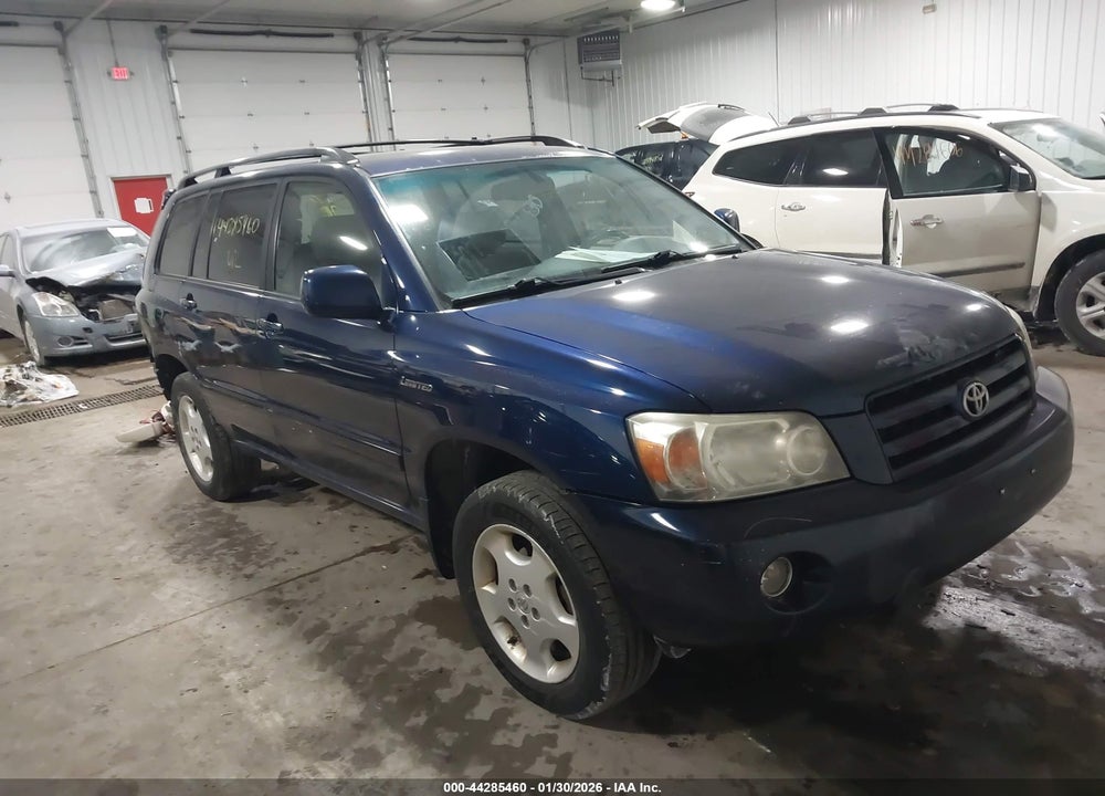 2005 TOYOTA HIGHLANDER LIMITED V6 VIN: JTEEP21A850095916