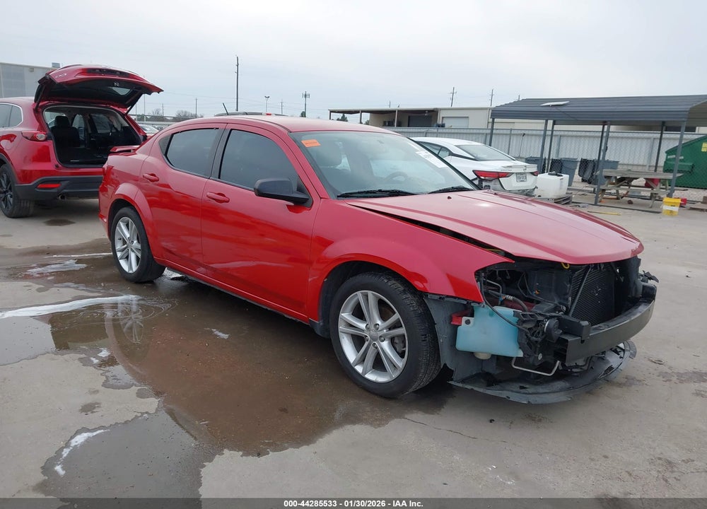 2013 DODGE AVENGER SE V6 VIN: 1C3CDZAG3DN619559