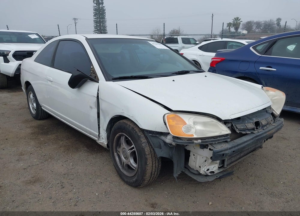 2002 HONDA CIVIC LX VIN: 1HGEM21502L020929